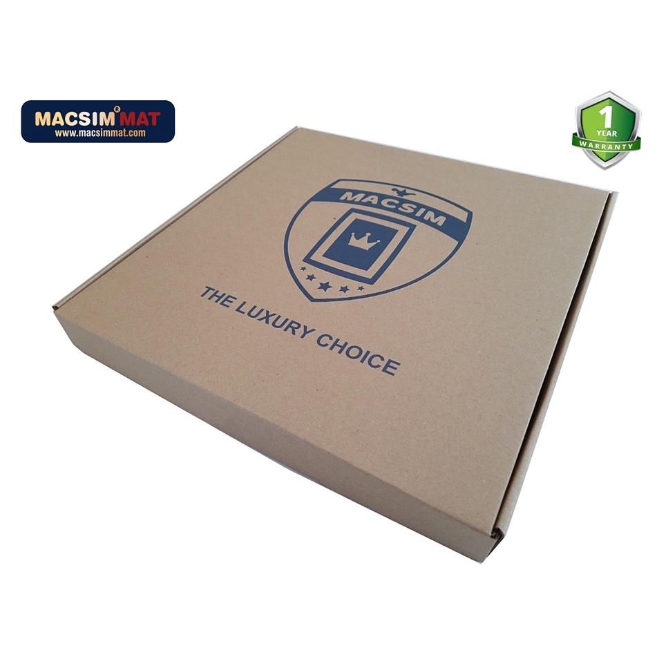 Bọc vô lăng cao cấp chất liệu da thật - Khâu tay 100% size M - nhãn hiệu Macsim mã mã 8990