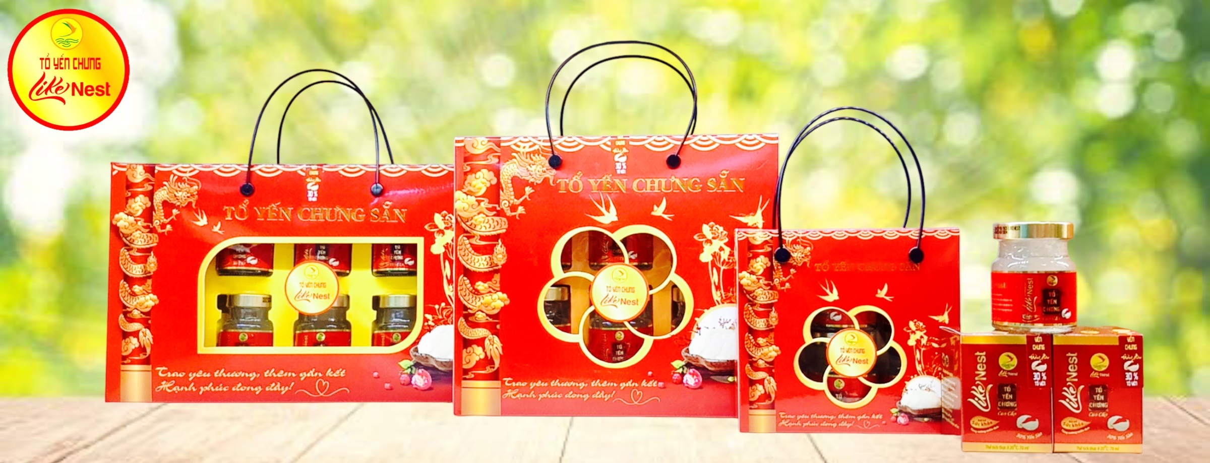 Yến Chưng Hạt Chia 30% Yến Like Nest