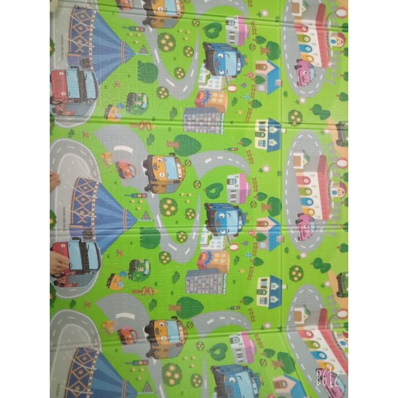 CAM KẾT HÀNG LOẠI 1 DÀY ĐẸP Thảm gấp gọn 2 mặt Hàn Quốc m8x2m - Thảm xốp cho bé tập bò chống ngã