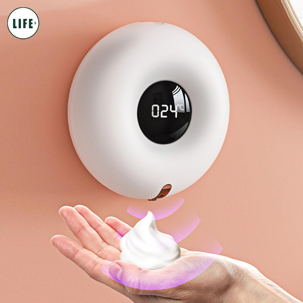 Máy rửa tay cảm ứng tự động Xiaomi 3Life hình bánh Donut 300ml 0.25 giây cảm biến hồng ngoại không cần tiếp xúc