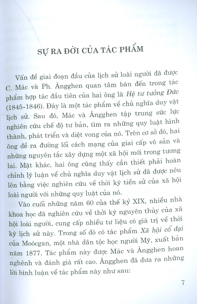 Giới thiệu tác phẩm: Nguồn Gốc Của Gia Đình, Của Chế Độ Tư Hữu Và Của Nhà Nước Của Ph.Ăngghen