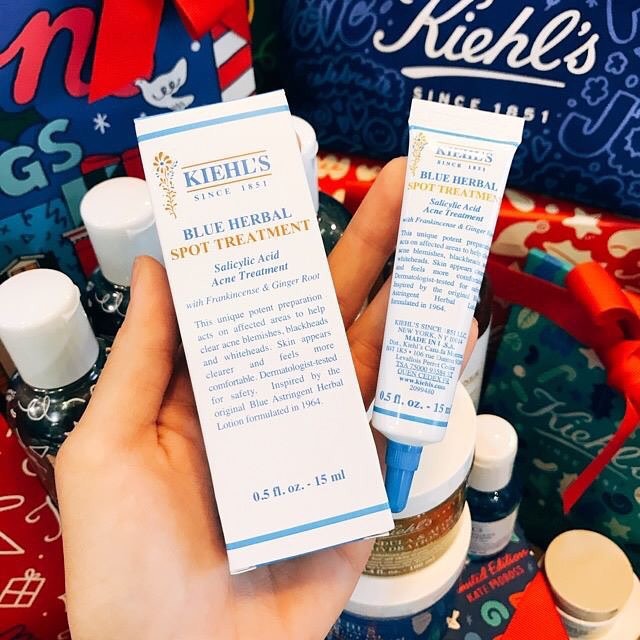 Kiehl's Blue Herbal Spot Treatment - Gel Giảm Mụn 15ml