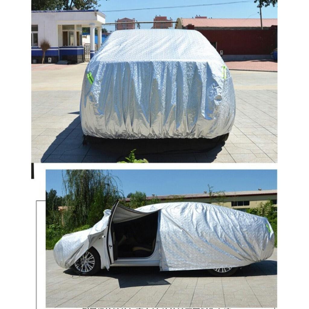 Bạt phủ xe ô tô tráng nhôm đủ kích thước các dòng xe