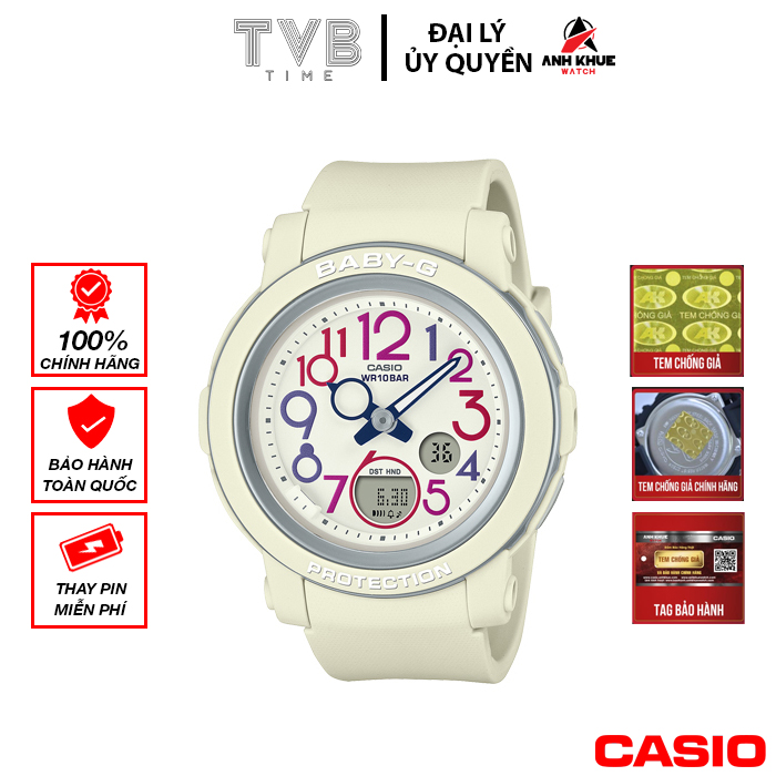 Đồng hồ nữ dây nhựa Casio Baby-G chính hãng BGA-290PA-7ADR (41mm)