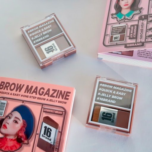 Bột Tán Chân Mày Hai Màu Đa Năng 16Brand Brow Magazine 3.6g