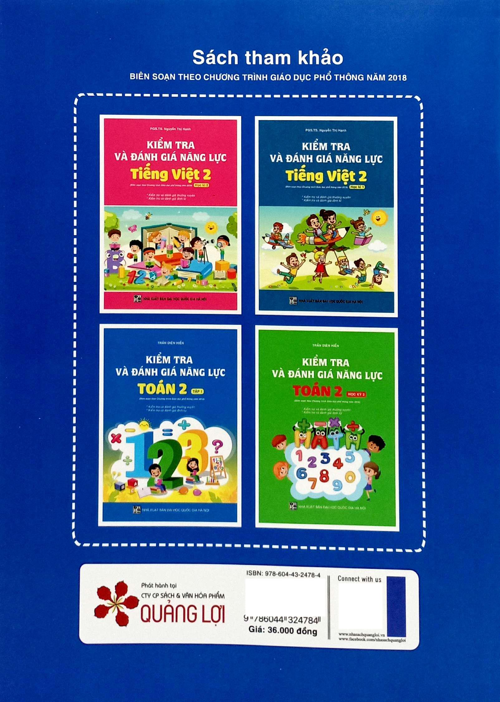 Sách - Kiểm Tra Và Đánh Giá Năng Lực Toán 2 - Học Kỳ 1 (Biên Soạn Theo Chương Trình GDPT 2018)
