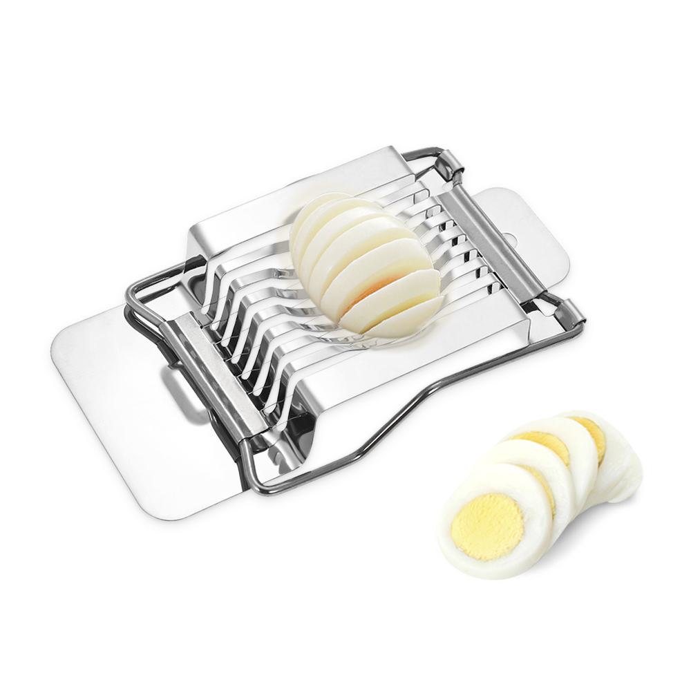 Dụng Cụ Cắt Lát Trứng Phô Mai Bằng Thép Không Gỉ