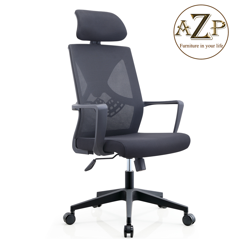 Ghế Văn Phòng Hỗ Trợ Cột Sống Lưng & Top thiết kế chuẩn Ergonomic AZP-9199-NEW XÁM Siêu Phẩm Style Thời Trang