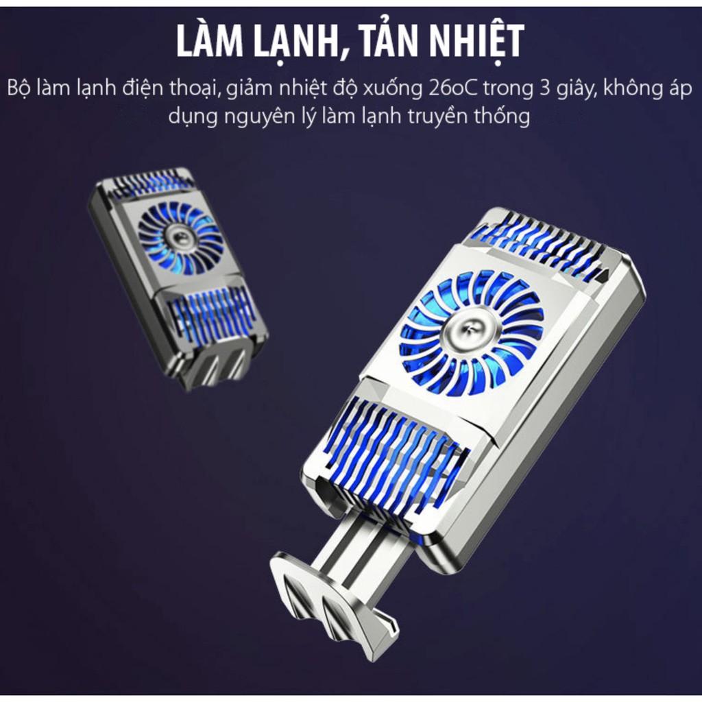 Quạt Tản Nhiệt cho điện thoại Làm mát hiệu quả (Silver)