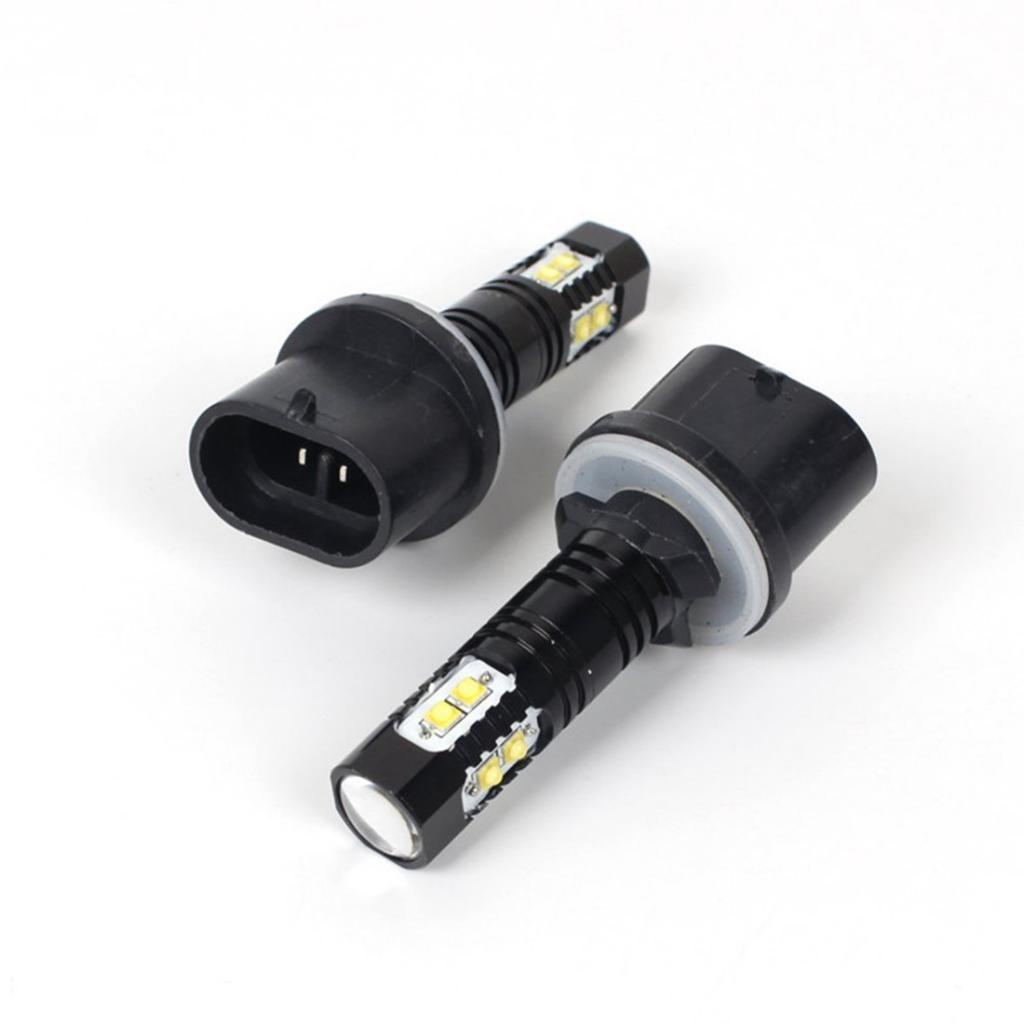 2X 50W 6000K Fog Driving Light Bulbs High Power LED DRL Conversion Kit