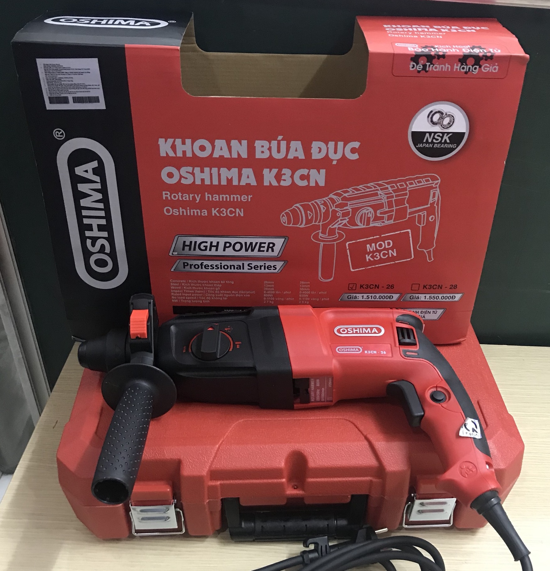 Máy khoan 3CN Oshima K3CN-26