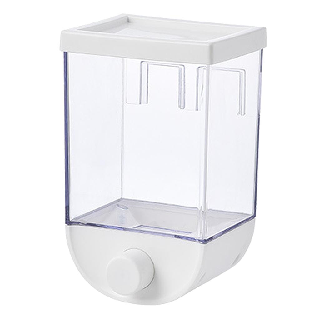 Wall Mount 1000ml Kitchen Food Dispenser Food-grade Storage Box