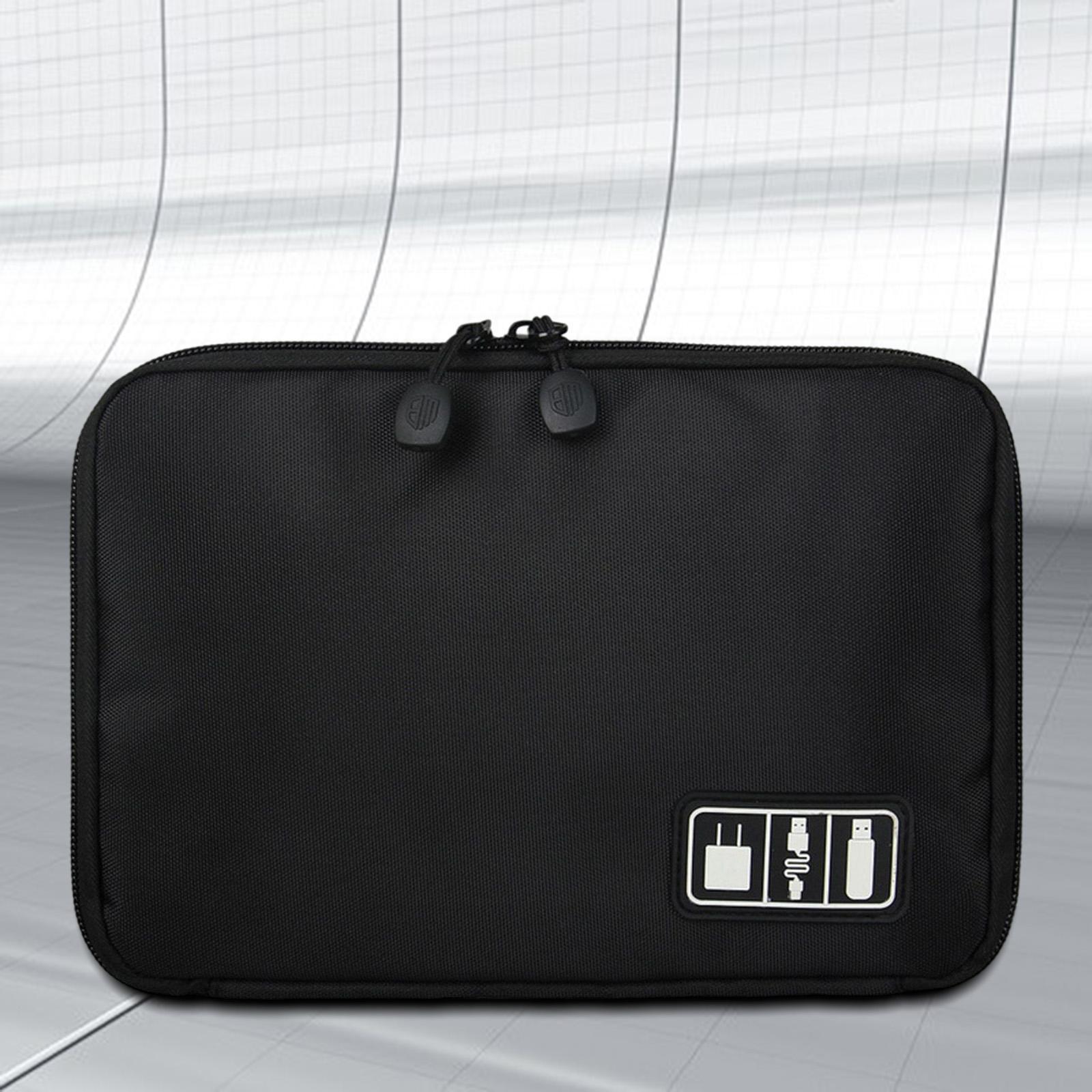 Electronic Organizer Large Cord Management Case for USB C Charger SD Card