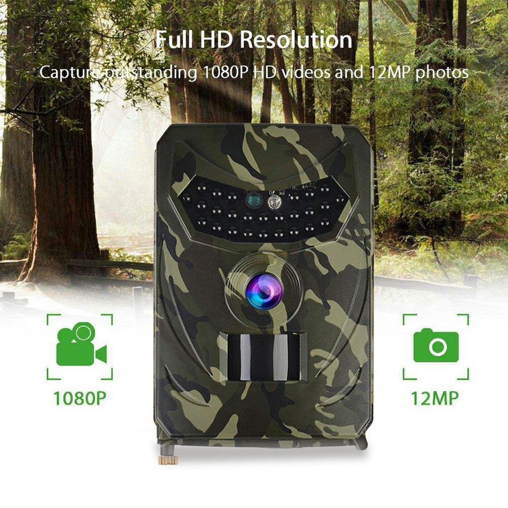 Camera PR-100 Động vật hoang dã Trail 1080p Hướng đạo hồng ngoại Tầm nhìn ban đêm không thấm nước máy ảnh săn bắn ngoài trời di động