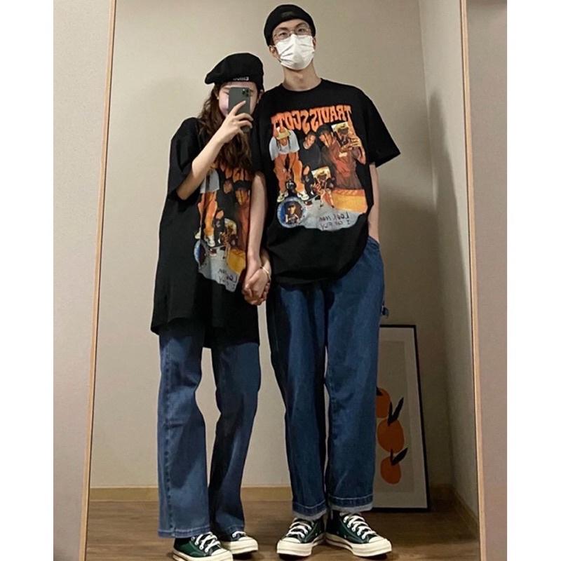 Áo Thun Unisex Áo Phông Unisex Form Rộng Cotton Oversize,Hình In Sắc Nét,Phong Cách Hàn Quốc TH205
