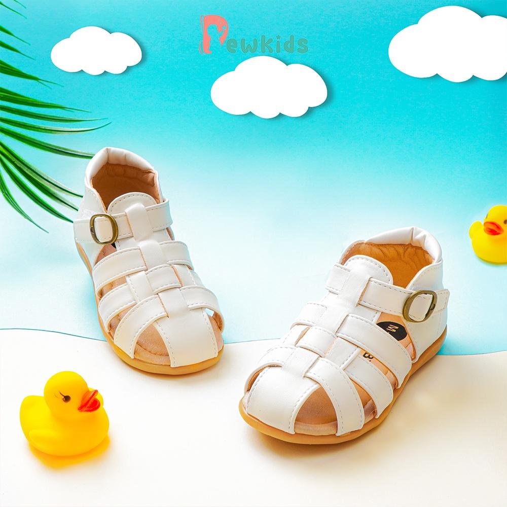 Dép sandal bé trai Dewkids đế mềm, quai đan thoáng khí đi biển - TD008