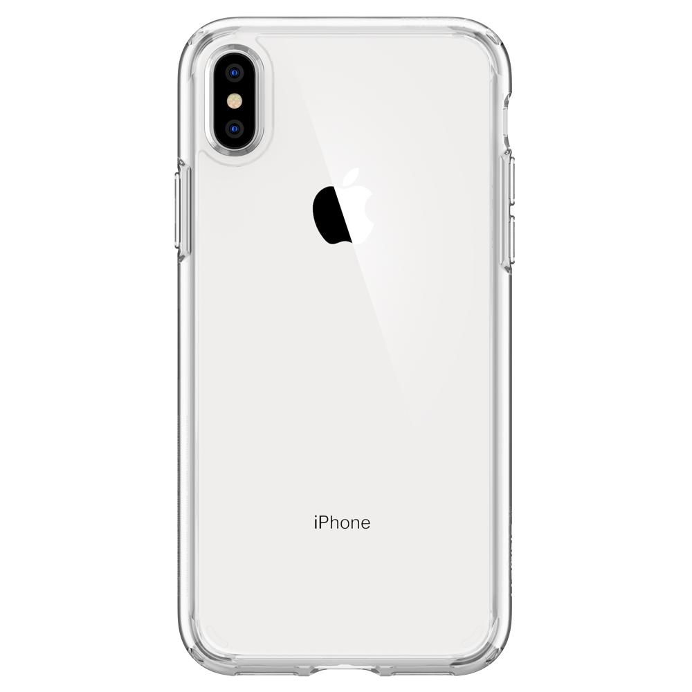 Ốp lưng cho iPhone X / iPhone XS Silicon Vucase trong suốt, chống va đập, chống trầy xước, chống nước, bảo vệ toàn diện - hàng chính hãng