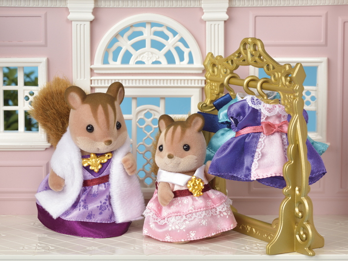 Đồ chơi nhập vai Dress up Set (Purple &amp; Pink) Epoch Sylvanian Families