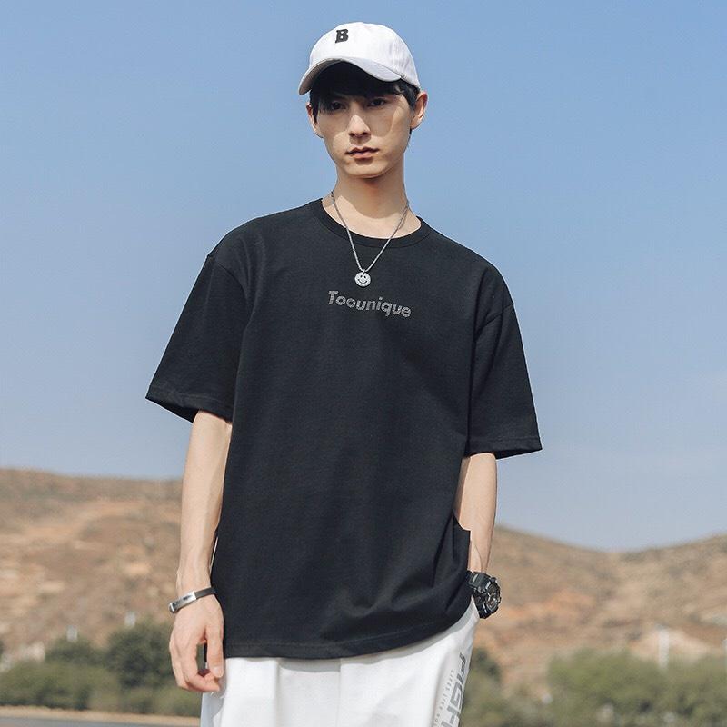 Áo thun nam tay lỡ Toounique cotton phông unisex phong cách ulzzang