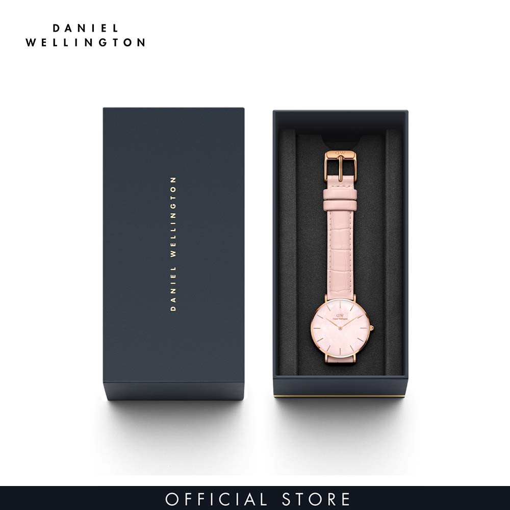 Đồng hồ Nữ Daniel Wellington dây Da - Petite Rouge 32 mm DW00100514