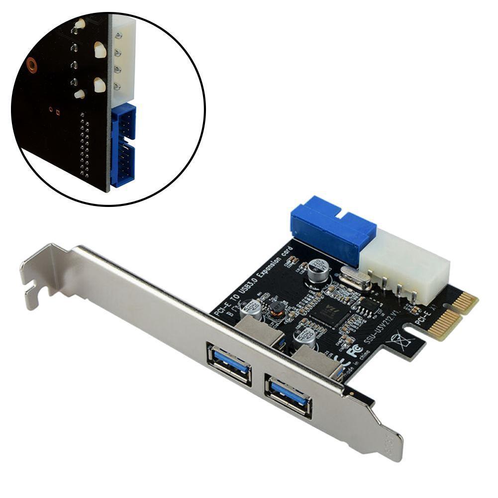 Bộ̣ điều hợp mở rộng PCI-E sang USB 3.0 4 cổng HUB 19-Pin chuyên dụng