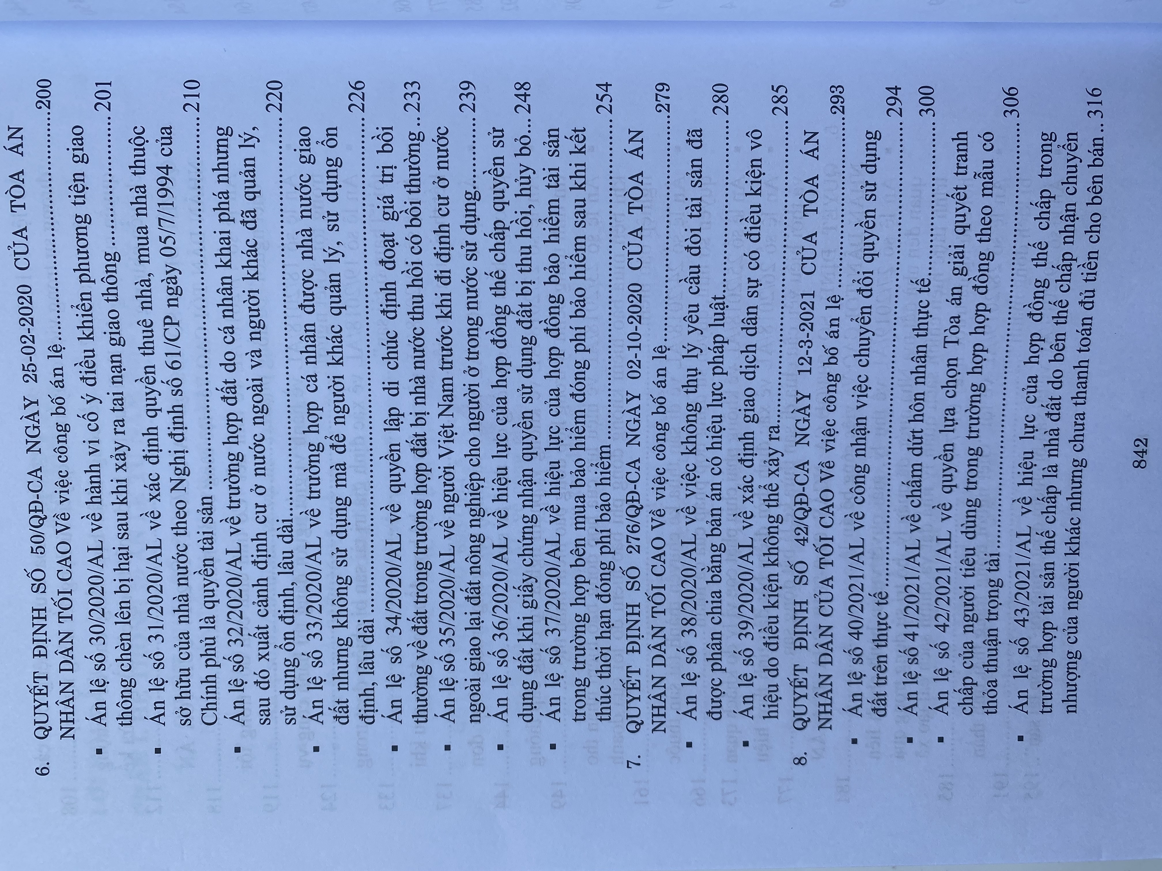 Hệ Thống 70 Án Lệ Và Các Giải Đáp Vướng Mắc Trong Nghiệp Vụ Xét Xử Của Tòa Án Nhân Dân Tối Cao Từ Năm 2016 Đến Nay