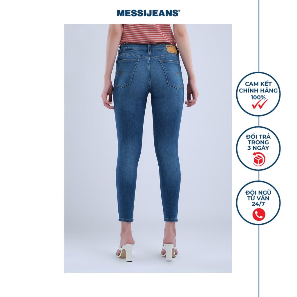 Quần jeans nữ dài ống ôm MESSI WJF0199-21