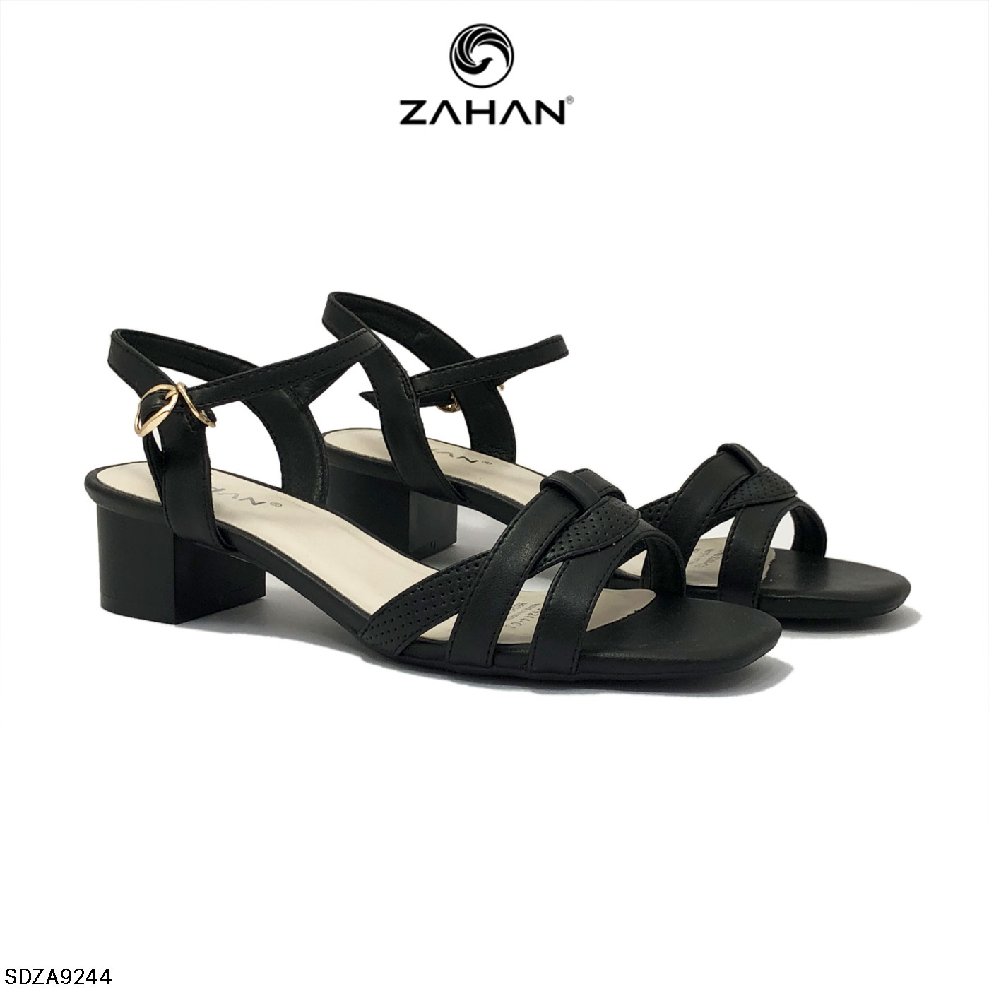 Sandal nhiều quai, 3 cm SDZA9244