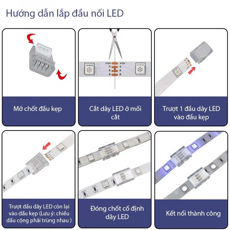 Phụ kiện HuePress nối tiếp LED dây 10mm 5 chân