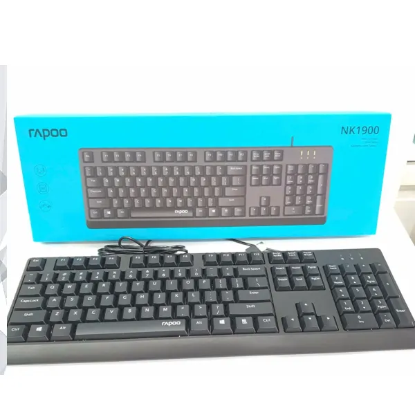 Bàn Phím Máy Tính Rapoo NK1900 Black – Hàng Chính Hãng