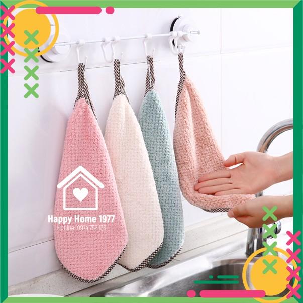 Khăn vải phòng bếp, Khăn lau bằng vải thấm nước 2 mặt tiện lợi
