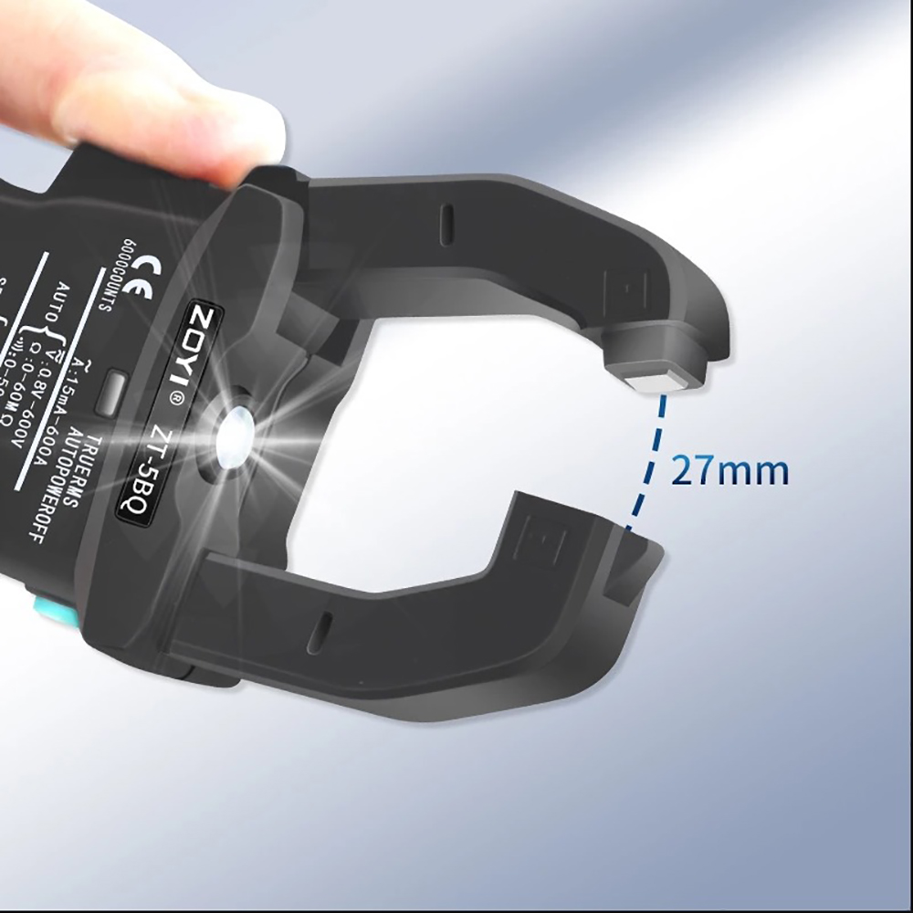 Đồng Hồ Vạn Năng ZOYI ZT-5BQ Kỹ Thuật Số Bluetooth Đồng Hồ Đo Vạn Năng Kẹp Đo AC Vôn Kế Hiện Tại Kìm Điện Ampe Kế Đo Ampe Kế Phạm Vi Tự Động Kiểm Tra - Hàng Chính Hãng