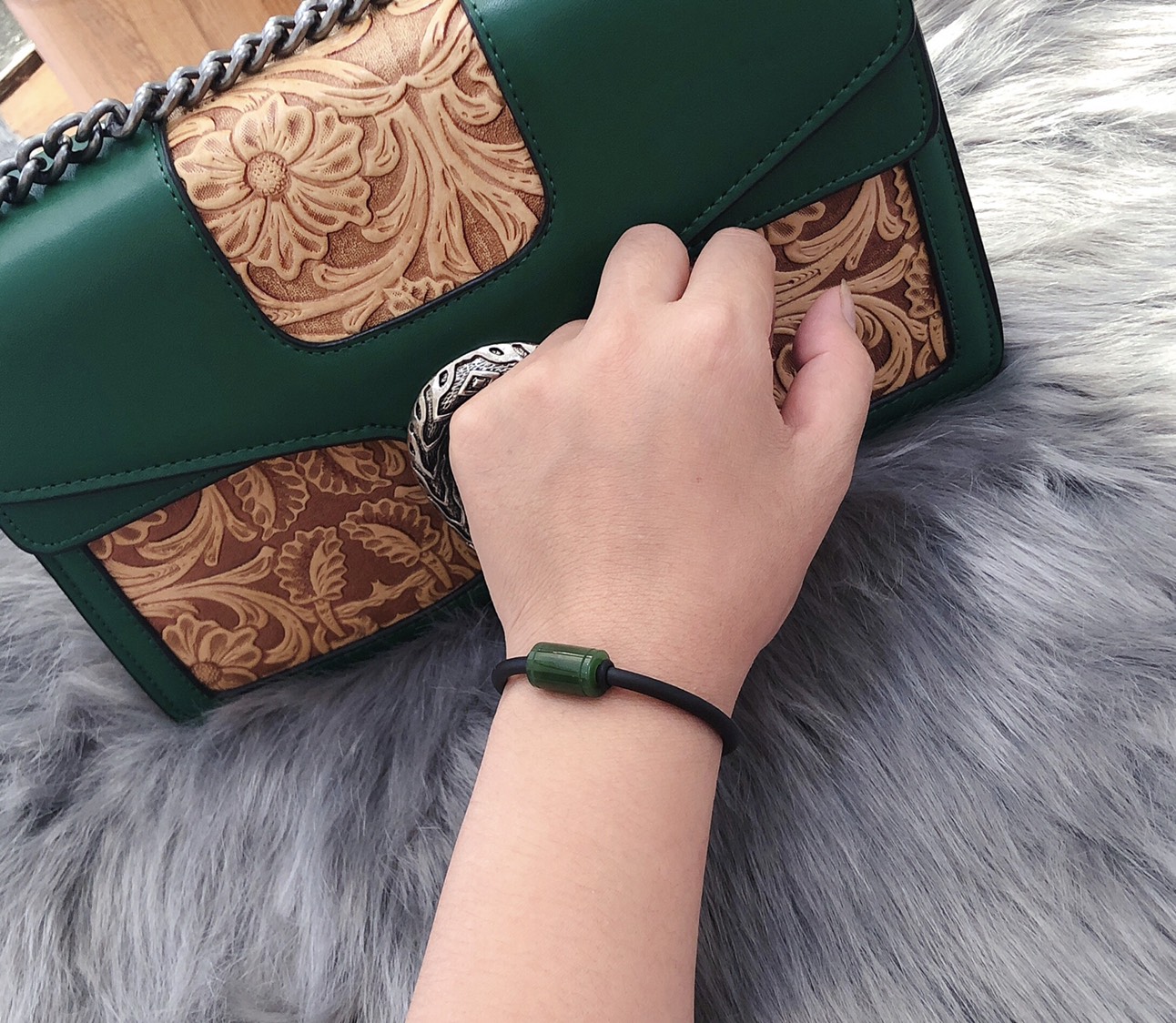 VÒNG  TAY LU THỐNG NGỌC BÍCH- LNB031