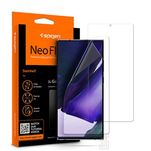 Miếng Dán Màn Hình Spigen Dành cho Galaxy Note 20 Ultra Neo Flex HD (2 Pack) - Hàng Chính Hãng