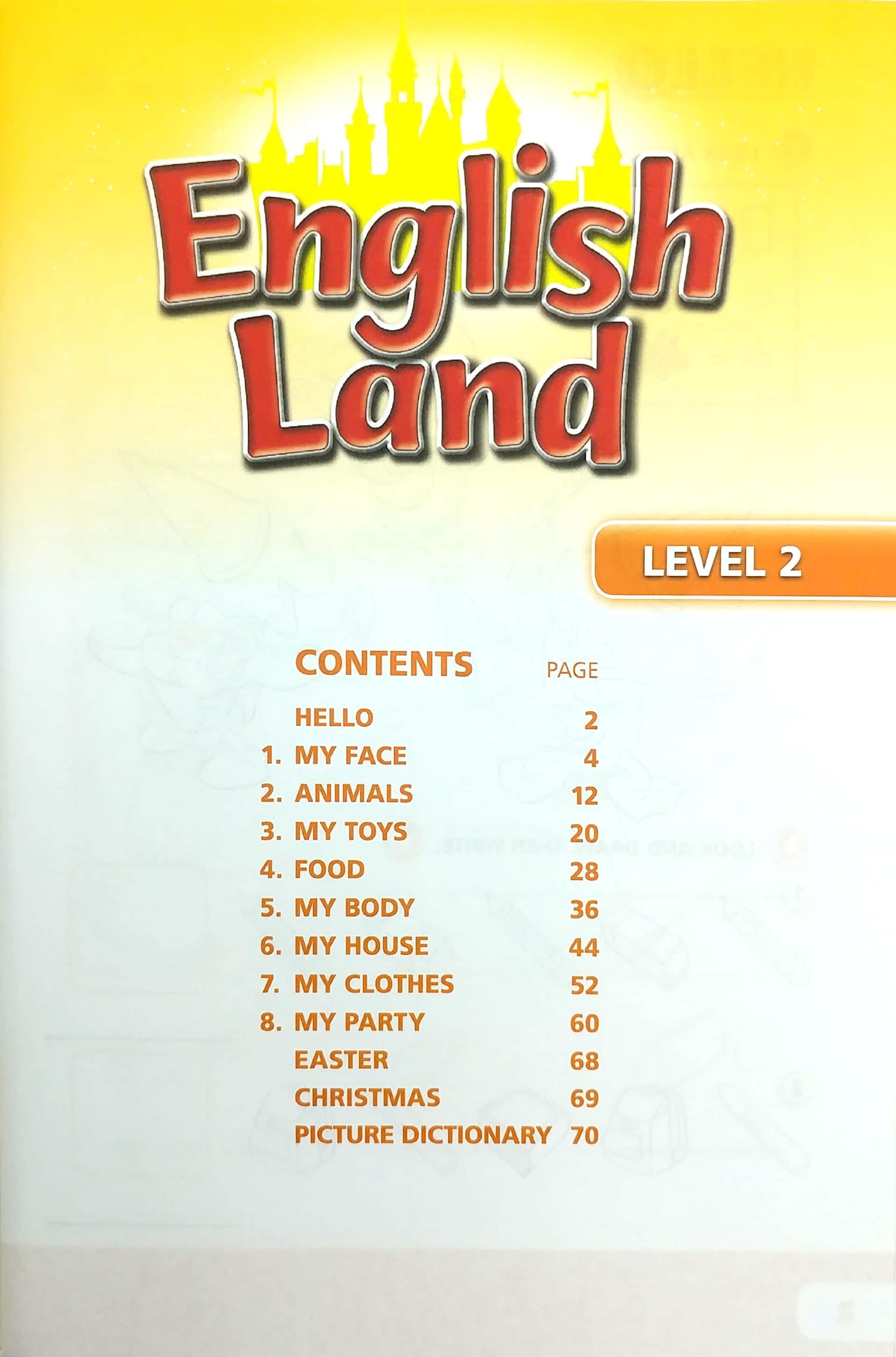 English Land (2nd Edition) Level 2: Student Book + Activity Book With CDs