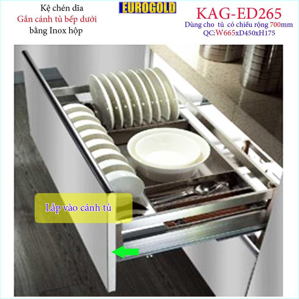 Kệ chén bát âm tủ bếp, Kệ đa năng ray kéo tủ bếp dưới inox hộp 60cm-70cm-75cm-80cm-90cm
