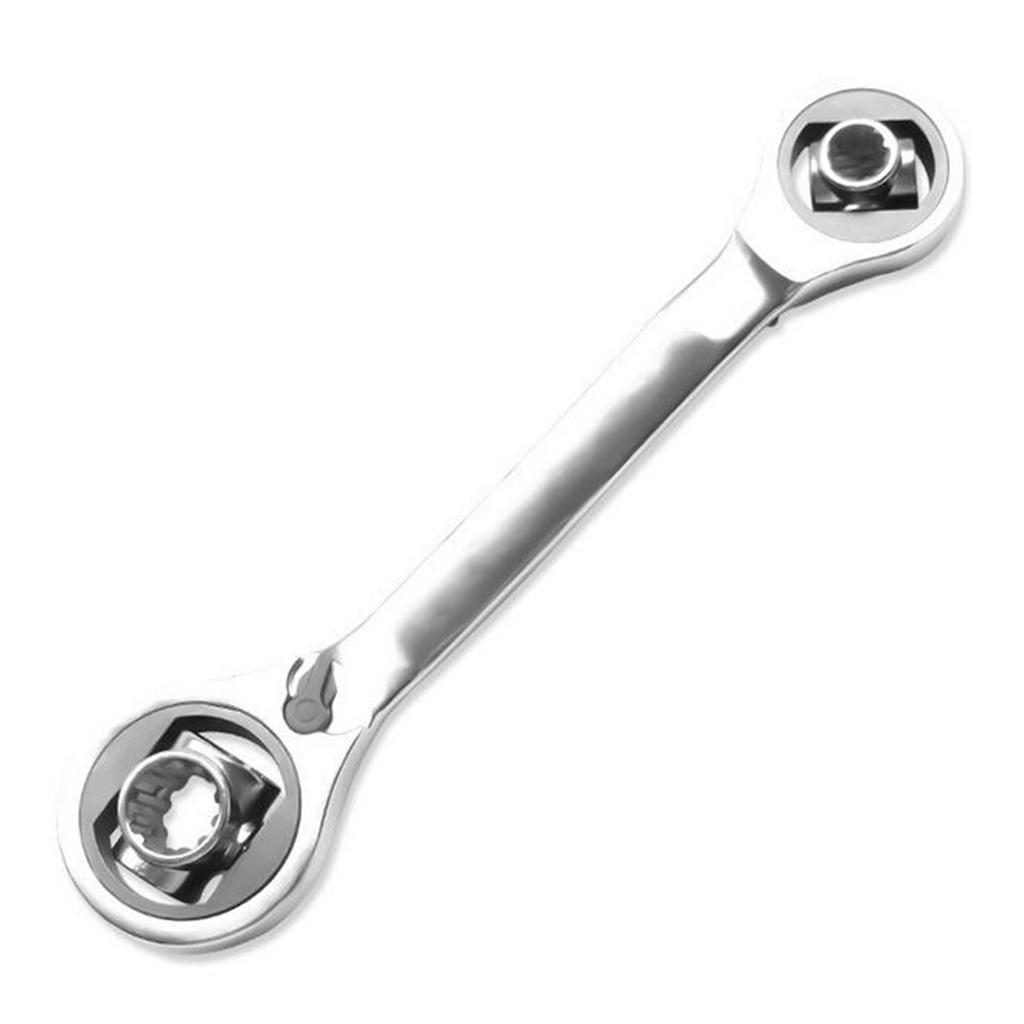 8-19mm Double End Ratchet Wrench Metric Ratcheting Combination Spanner Tool