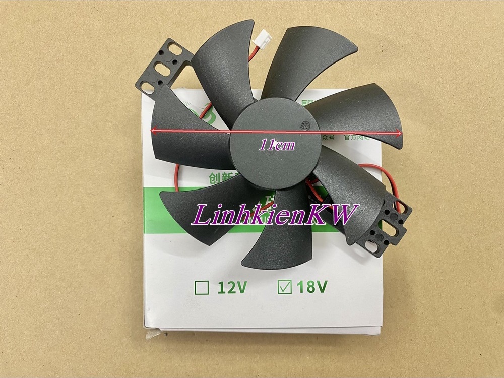 Quạt bếp từ 18VDC mới sải cánh 11cm ! .