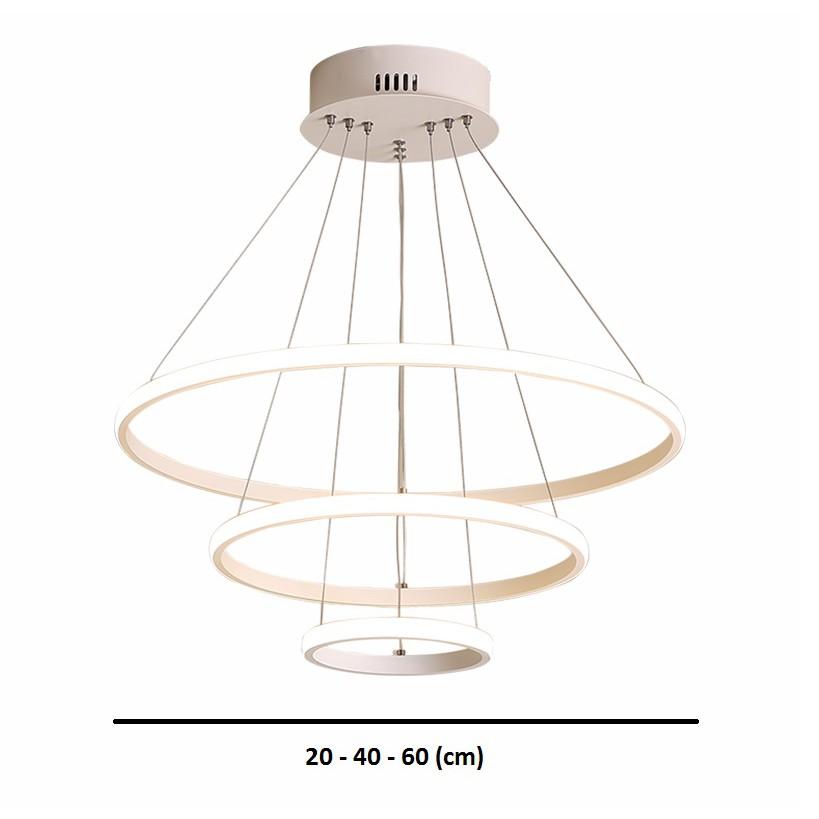 Đèn thả KINZED 3 chế độ màu ánh sáng kèm điều khiển tiện dụng