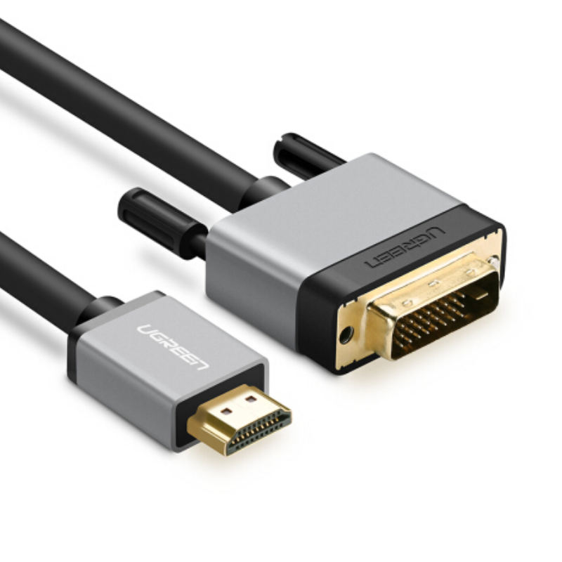 Cáp chuyển đổi HDMI Sang DVI-D (24+1) dài 8M UGREEN HD128 20890 - Hàng chính hãng