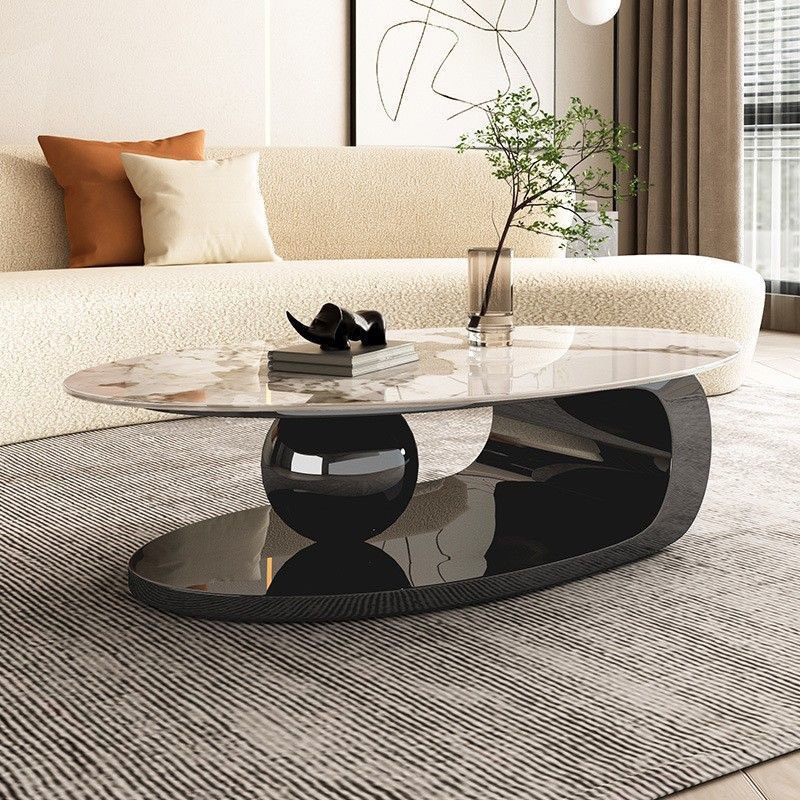 Bàn trà, bàn sofa mặt đá , chân sắt Tầm Nhìn Mới
