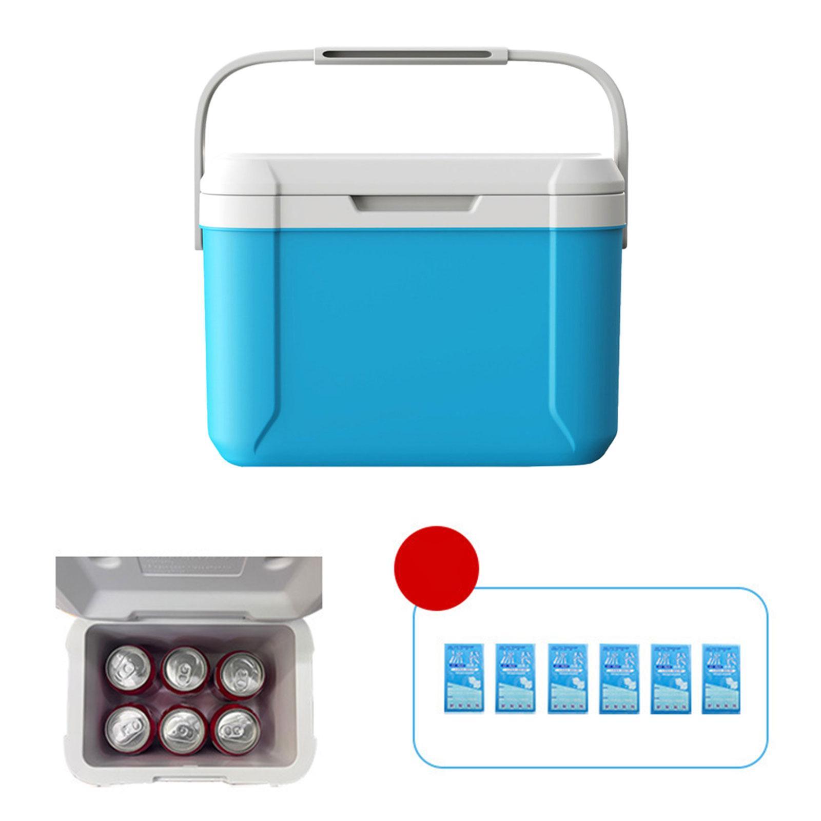 Box Car Refrigerator 5L Beverage Storage Organizer Ice Bucket Hot/Cold Retention Hard for Camping Picnic