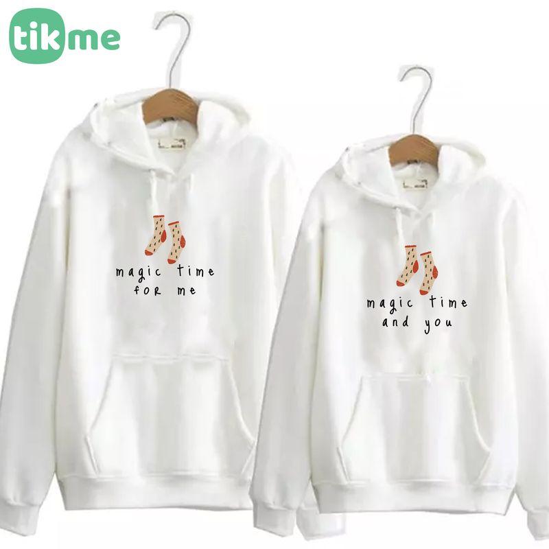 Áo Hoodie nỉ Tikme nam nữ magic time áo đôi size XS-2XL, chất vải cotton mềm mại