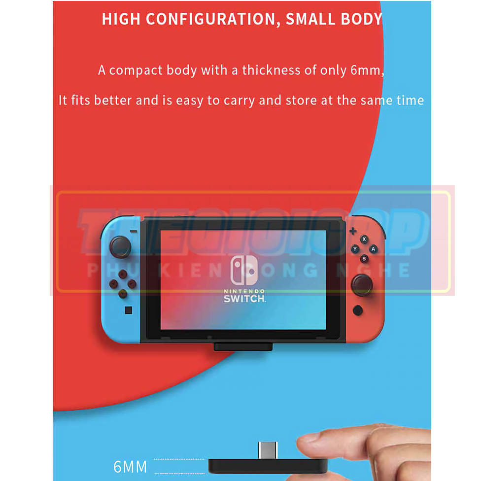 Thiết Bị Phát Tín Hiệu Bluetooth Không Dây Đầu Type-C USB Cho Nintendo Switch &amp; Lite, PS4, PC, Điện Thoại S2 - Hàng Nhập Khẩu