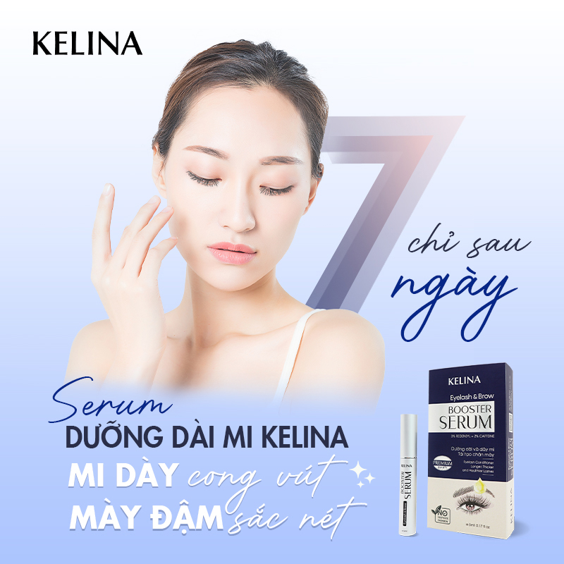 Tinh Chất Dưỡng Mi Dài, Dày, Cong vút, An Toàn Cho Mắt KELINA 5ml