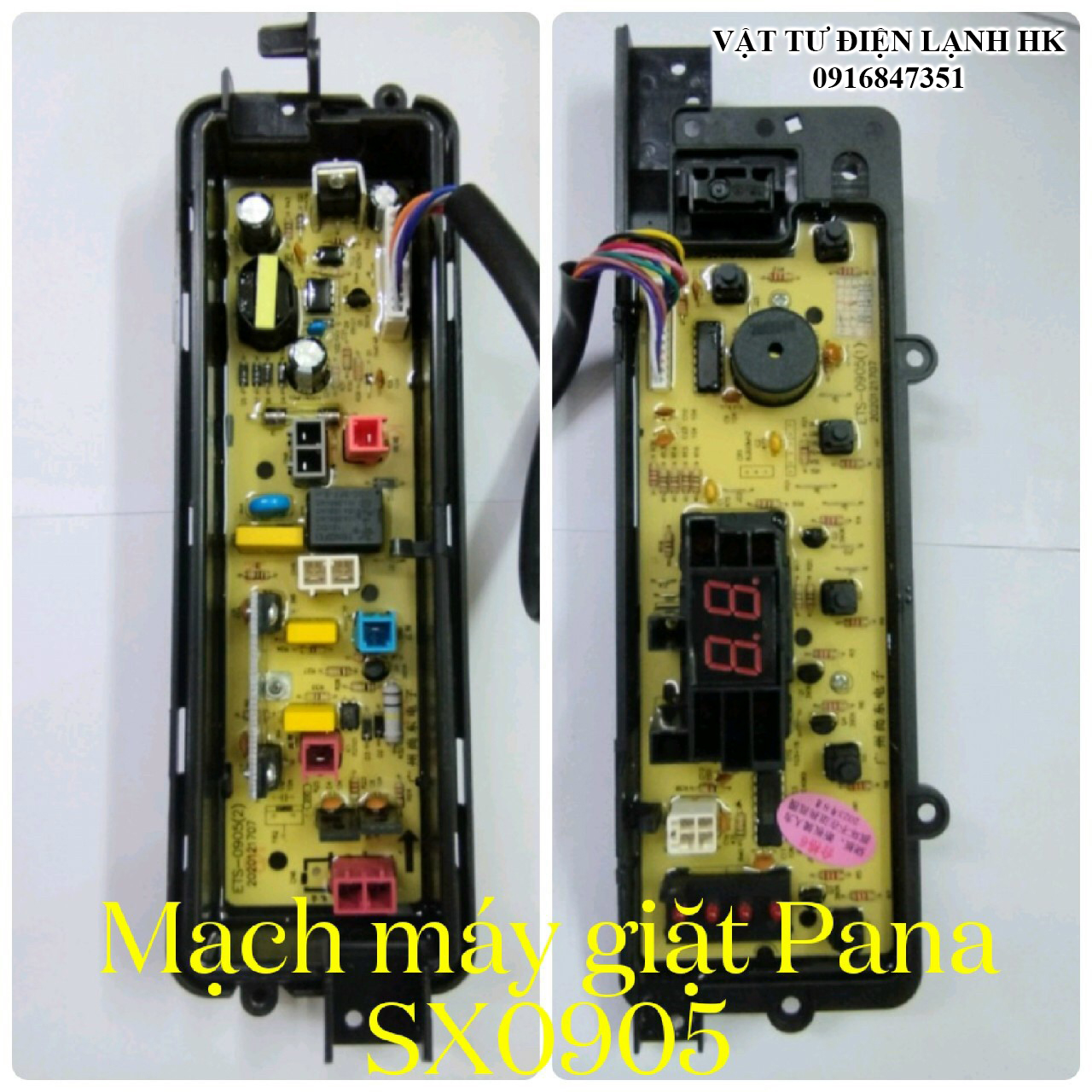 Bo mạch dùng cho máy giặt PANASONIC cửa trên ETS-0905 NA Vỉ Broad điều khiển MG Pana lồng đứng 0905 PCB