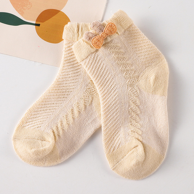 Set 5 Đôi Tất Lưới Xuất Nhật Cho Bé Thoáng Mát Vớ cho Bé Trai Bé Gái từ 0-3 tuổi