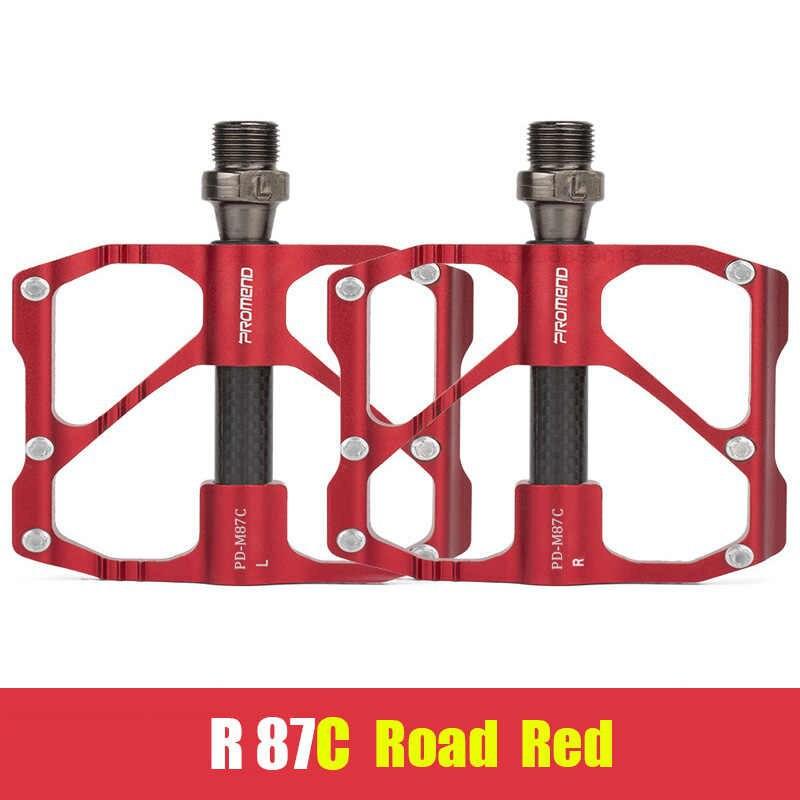 Pedal PROMEND PD- R87c/M86c Dành Cho Road, MTB Bàn Đạp Sợi Carbon , 3 Vòng Bi , Chống Trượt Siêu Nhẹ