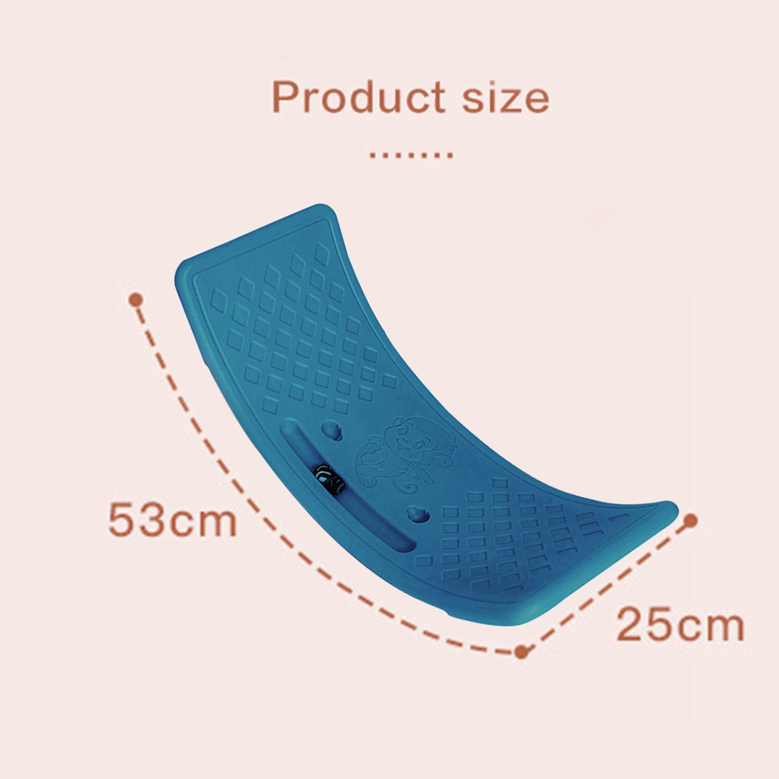 2Pcs Multifunctional Wobble Board Nonslip Open Ended Toy Balancing Toys Board Kids Balance Board for Stability Children Toddlers Workout