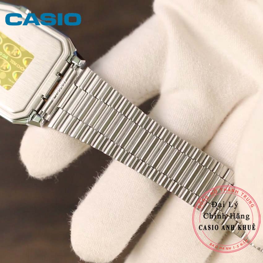 Đồng Hồ Casio Nam Dây Kim Loại AQ-800E-1A Chính Hãng